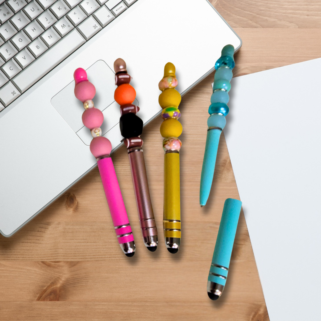Beaded Stylus Pens